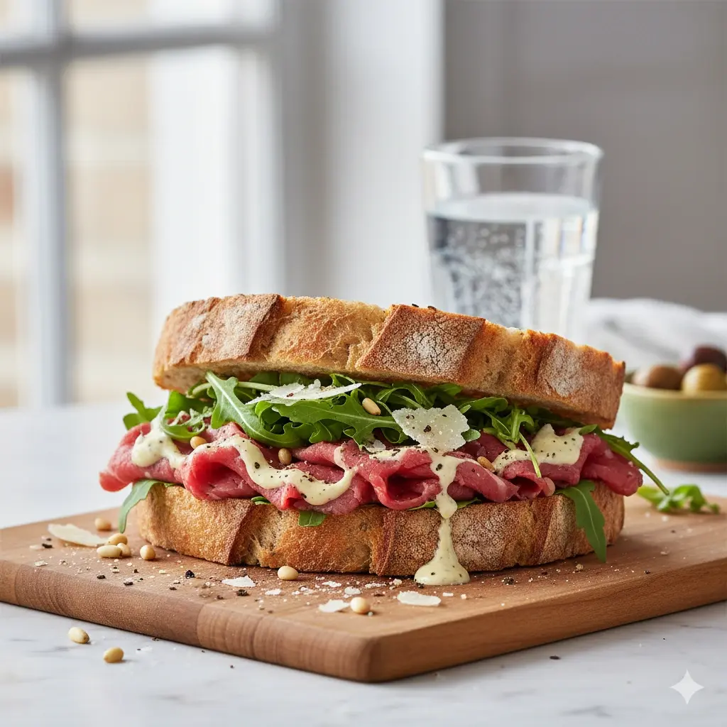 Broodje Rundercarpaccio