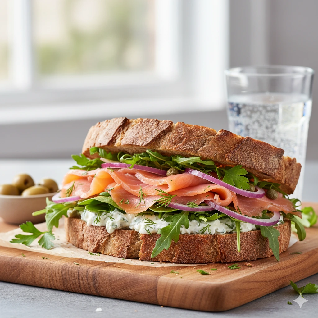 Broodje Gerookte Zalm