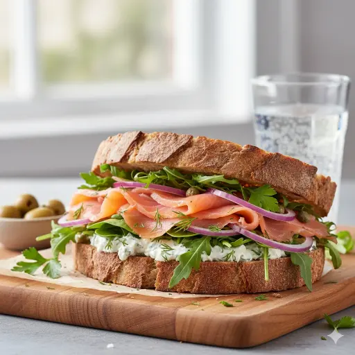 Broodje Gerookte Zalm